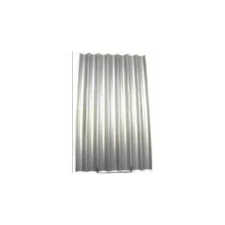 TEGLIE (5pz) IN LAMIERA ALLUMINATA ONDULATE SP.6/10