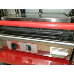 Macchine del Gusto -Macchine del Gusto tostiera grill piastra media in ghisa smaltata 1