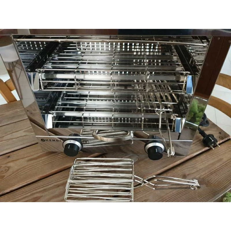 TOSTIERA PROFESSIONALE 6 PINZE TOSTIERA PROFESSIONALE 6 PINZE -Macchine del Gusto tostiera professionale 6 pinze hendi 1