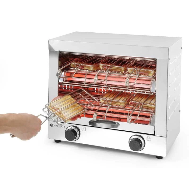 TOSTIERA PROFESSIONALE 6 PINZE TOSTIERA PROFESSIONALE 6 PINZE -Macchine del Gusto tostiera professionale 6 pinze hendi 6