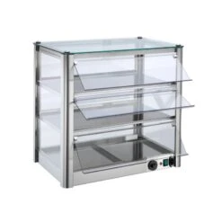 VETRINA RISCALDATA 3 PIANI - Lunghezza 57cm