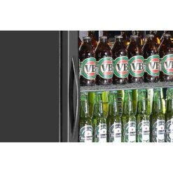 VETRINA FRIGO BIBITE NERA 293 Litri -Macchine del Gusto vetrina frigo bibite nera 293 litri 3