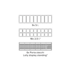 VETRINA GELATERIA STATICA - 9 Gusti 3 VETRINA GELATERIA STATICA - 9 Gusti -Macchine del Gusto vetrina gelateria mirabella c9g 1