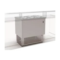 VETRINA GELATO DA INCASSO A CARAPINE 6 Pozzetti + Riserva