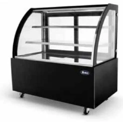 VETRINA REFRIGERATA ESPOSITIVA NERA 218 LITRI