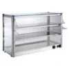 VETRINA RISCALDATA 3 PIANI - Lunghezza 87 Cm