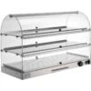 VETRINA RISCALDATA 3 PIANI-Lunghezza 80 Cm