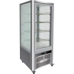 VETRINA VENTILATA ESPOSITIVA, 4 GRIGLIE, Vetrocamera 4 Lati