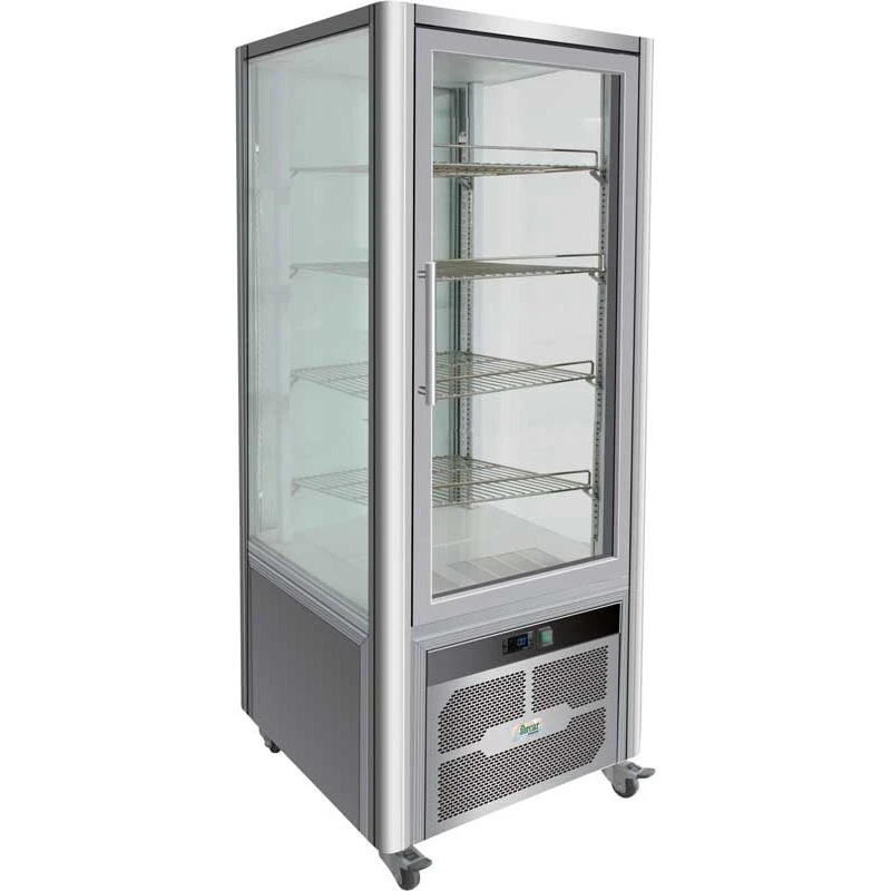 VETRINA VENTILATA ESPOSITIVA, 4 GRIGLIE, vetrocamera 4 lati VETRINA VENTILATA ESPOSITIVA, 4 GRIGLIE, Vetrocamera 4 Lati -Macchine del Gusto vetrina ventilata espositiva 4 griglie vetrocamera 4 lati