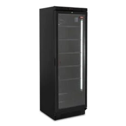 VETRINA REFRIGERATA VENTILATA NERA PER VINO -Macchine del Gusto vetrine refrigerata cof wine 1